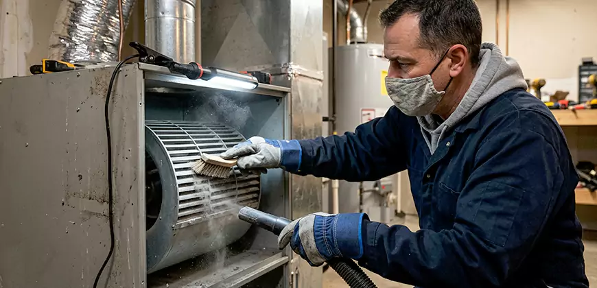 HVAC Blower Compartment Cleaning in La Mesa