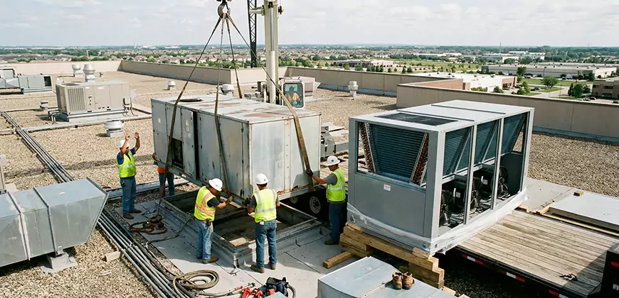Commercial Air Handling Unit Replacement in La Mesa